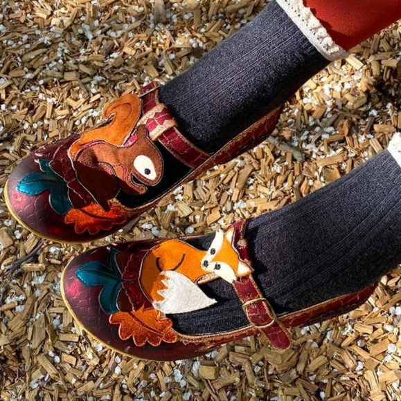 New FEELING FOXY Irregular Choice heels, size 42 (US 11) - Picture 4 of 10